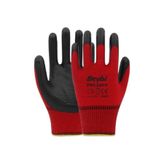 Beybi Pn5 Zebra Poly.astarlı Nitril Eldiven Kırmızı Siyah