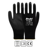 Beybi Pu Touch 12 Çift 8 Numara Siyah İş Eldiveni