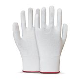Beybi Yıkanabilir Koruyucu Örme Polyester Eldiven Beyaz No: 9 - 5 Çift