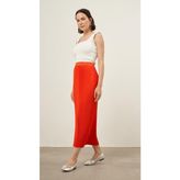 Beys Design 24SS59042 Beys Desıgn Plise Etek - Kırmızı - 3