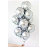 Beysüs Gümüş Krom Balon 7 adet 12inç