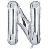 Beysüs Harf Folyo Balon Gümüş N Harf 40 İnç