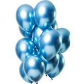 Beysüs Mavi Krom Balon 7 adet 12inç