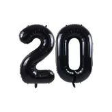 Beysüs Siyah 20 Rakam Folyo Balon