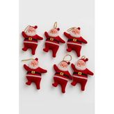 Beysüs Yılbaşı Ağacı Süsü Mini Noel Baba 6'lı Set