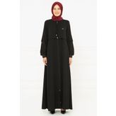 Beyza Ender Spor Siyah Ferace 3163
