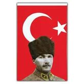 Bez Bayrak Türk Atalı Polyester 100X150cm Vt209