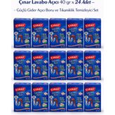 Bezos Çınar Lavabo Açıcı 40 gr x 24 Adet – Profesyonel Güçlü Gider Açıcı Tıkanıklık Temizleyici Set - Renkli