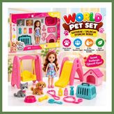 Bezos ENF-39188 World Pet Set Kaydırak/salıncak Oyuncak Bebek HB006
