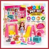 Bezos ENF-39188 World Pet Set Kaydırak/salıncak Oyuncak Bebek Strsnl - Standart