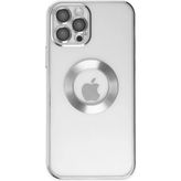 Bezos iPhone 12 Pro Kılıf Slot Silikon - Gümüş