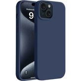 Bezos iPhone Uyumlu, 15 Plus Kılıf First Silikon - Lacivert