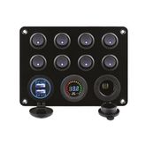 BFY 8'Lİ SWITCH PANEL IŞIKLI ŞAR TEKNE VE YAT