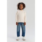 Bg Store Kız Çocuk Ekru Sweatshirt - 4 Yaş