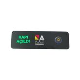 Bhbackhome Kişisel Logolu led Işıklı Kapı Zili Butonu