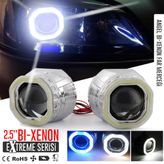 Bi-Xenon Far Merceği Universal Kare Angel 2.5"