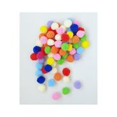 Bia Renkli Ponpon 5cm 100 Adet