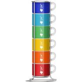 Bialetti - 6'lı İstiflenebilir Fincan Seti