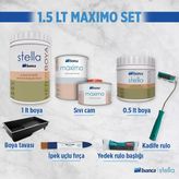 Bianca Stella Boya 1.5 Lt - Maximo Sıvı Cam 500 Ml Set