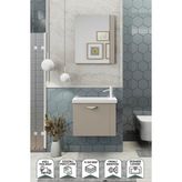 Biani Fix Maxila 60 cm Latte Banyo Dolabı