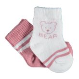 Bibaby 68412 Biorganic Bear 2'li Gül Kurusu Kız Çorap