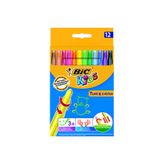 Bic 12'li Kids Turn Colour Çevirmeli Mum Boya