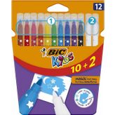Bic Kids 12'li Magic Silinebilir Keçeli Boya Kalemi