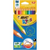 Bic Kids Evolution 12'li Kuru Boya Kalemi Seti, Mavi
