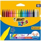 Bic Kids Plastidecor 18'li Silinebilir Mum Pastel Boya