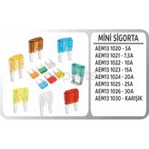 Bıcak Sigorta Mini 25A (100 Adet)