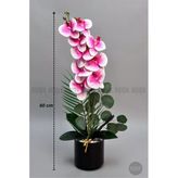 Biçiçek Yapay Phalaenopsis Pembe Orkide 60 Cm
