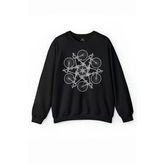 Bicycle Circle Kaleidoscope Mountain Bisiklet Baskılı Sweatshirt