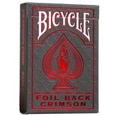 Bicycle Metalluxe Red Oyun Kartları