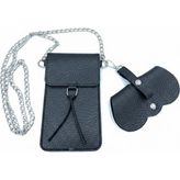 Bideri Slım Telefon ve Gözlük Çantası - 27*11 - Siyah