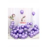 BİDOLUMUTLULUK Mor Krom Balon 10 Adet