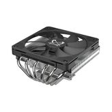 Big Shuriken 4 Low Profile Cpu Cooler, 120MM Slim Fan, Intel & Amd Uyumlu, Sessiz Işlemci Soğutucu - Siyah