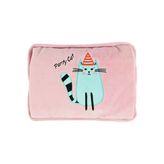 Biggdesign Cats Parti Kedi Elektrikli Sıcak Su Torbası, Yumuşak Kılıf, 27X20x4,5 Cm, Kedi Desenli Tasarım, Su Sızdırmaz, Güvenli Kullanım, Akıllı Isı Kontrolü