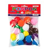 Bigpoint 5 cm 10 Renk 25'li Poşet Ponpon