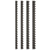 Bigpoint 6 mm Siyah 100'lü Plastik Spiral