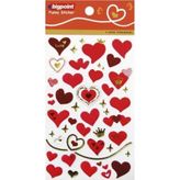 Bigpoint 850 Sticker Kırmızı Kalpler