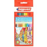 Bigpoint 940 12 Renk Kuru Boya Kalemi