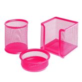 Bigpoint BP403-22 Pembe 3'lü Metal Perfore Set