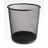 Bigpoint BP41095 Siyah Metal Perfore Çöp Kovası