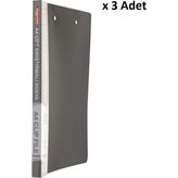 Bigpoint Çift Sıkıştırmalı Dosya A4 Mat Siyah x 3 Adet