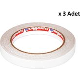 Bigpoint Çift Taraflı Bant 15 mm x 25 M x 3 Adet