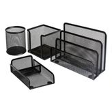 Bigpoint Metal Perfore Siyah 4'lü Set