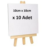 Bigpoint Mini Tuval 4X4" (10Cm X 10Cm) + Şovale X 10 Adet