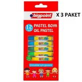 Bigpoint Pastel Boya 12 Renk X 3 Adet