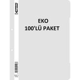 Bigpoint Telli Dosya Eco Beyaz x 100 Adet