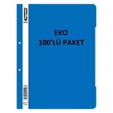 Bigpoint Telli Dosya Eco Mavi x 100 Adet